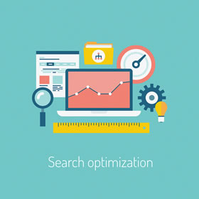 Search Enging Optimization Company Illustration Concept